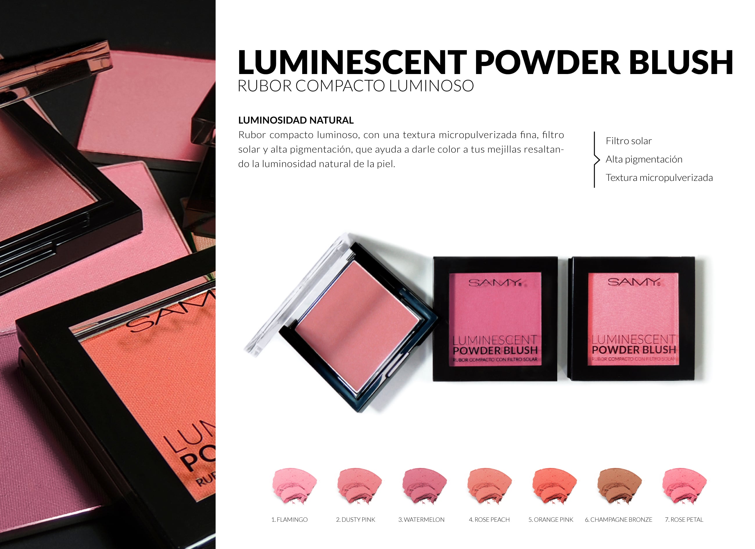 Rubor Samy Luminescent champagne bronze | De Prati Tienda Online